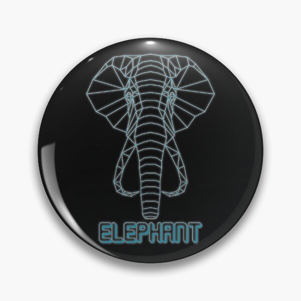 Item preview, geometric elephant designed and sold by capotees.