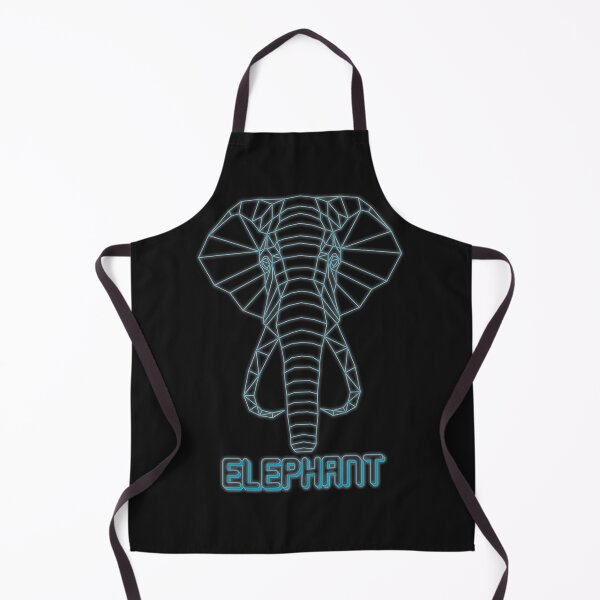 Item preview, geometric elephant designed and sold by capotees.