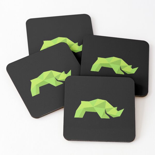 Item preview, Green Rhino | Neon Rhinoceros designed and sold by Teenker.