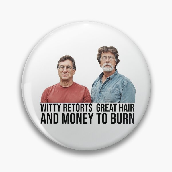 Item preview, Rick and Marty Lagina: Wit, Hair, Money designed and sold by BoxerBeardCo.
