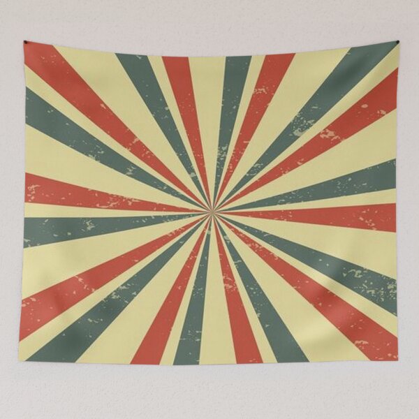 Item preview, Classic vintage sunburst rays retro background designed and sold by TrendyThings37.
