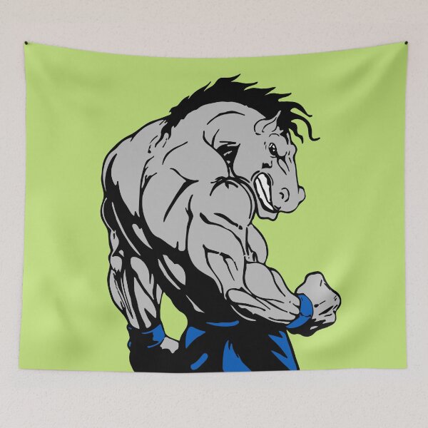 Item preview,  Big Gray Fitness Horse designed and sold by BerryCats.