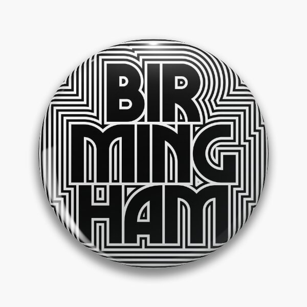 Item preview, Birmingham City Text Pattern England designed and sold by VoodooCircus.