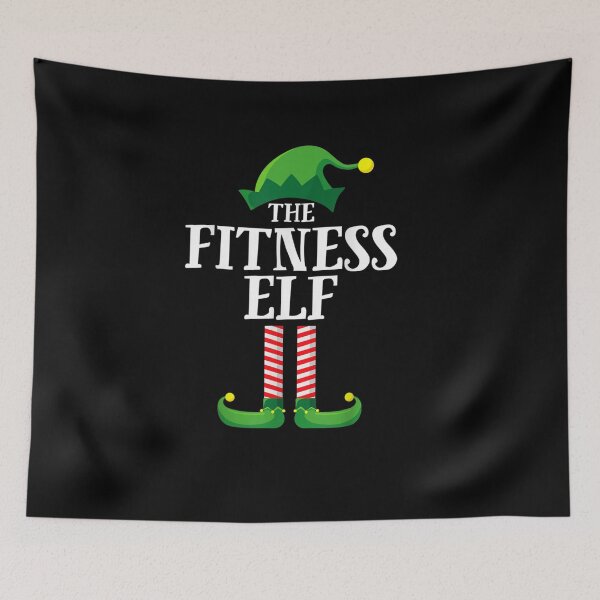 Item preview, the Fitness Elf funny christmas gift for fitness lovers designed and sold by wi trendshop.