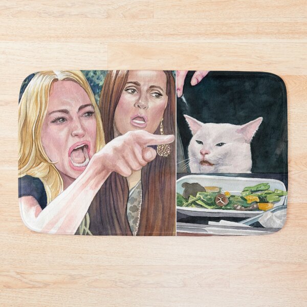 Item preview, Angry Woman Yelling at a Cat-6 designed and sold by Fablica.