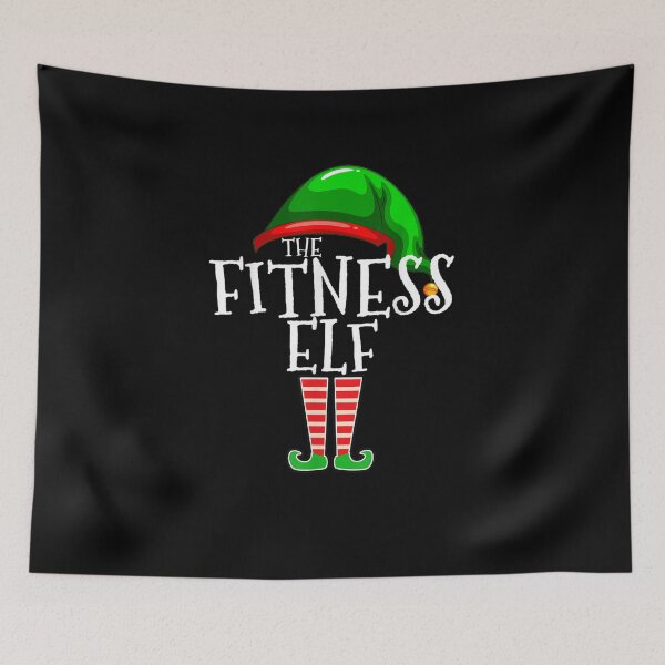 Item preview, The Fitness Elf funny christmas gift for fitness lovers designed and sold by wi trendshop.