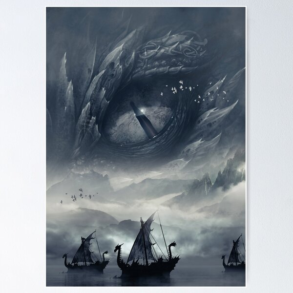 Item preview, The Eye of Jormungandr designed and sold by ikaruna.