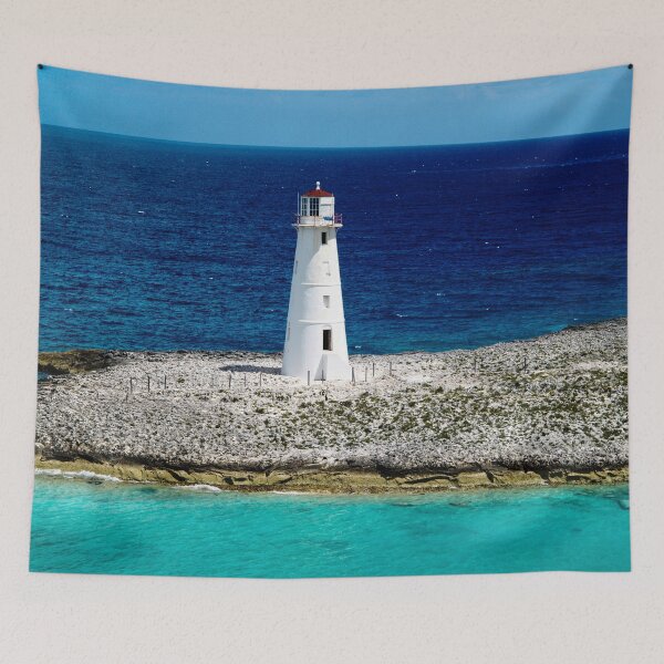 Item preview, Bahamas lighthouse in the caribbean designed and sold by erozzz.