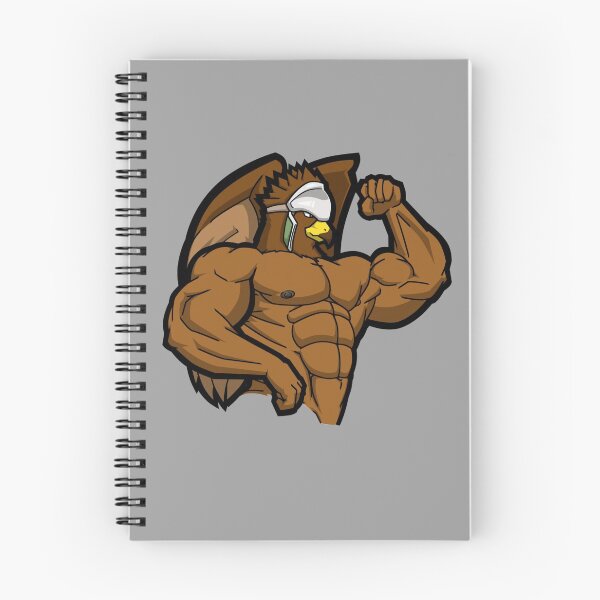 Item preview, Big Brown Fitness Eagle  designed and sold by BerryCats.