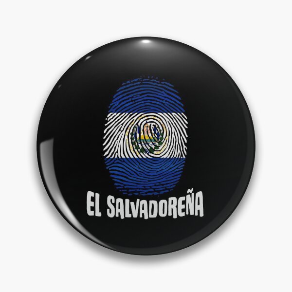 Item preview, Salvadoreña Fingerprint The Salvadorian Pride Lover designed and sold by Nessshirts.