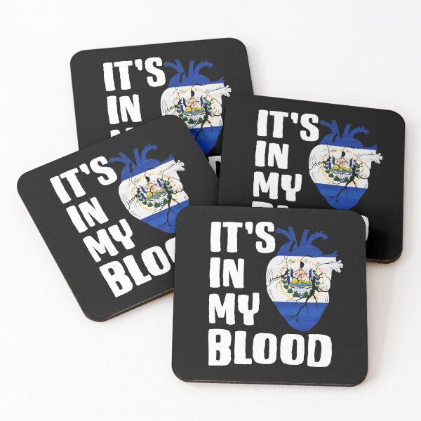 Item preview, Salvadorian Blood El Salvador Salvadoran Pride Lover designed and sold by Nessshirts.