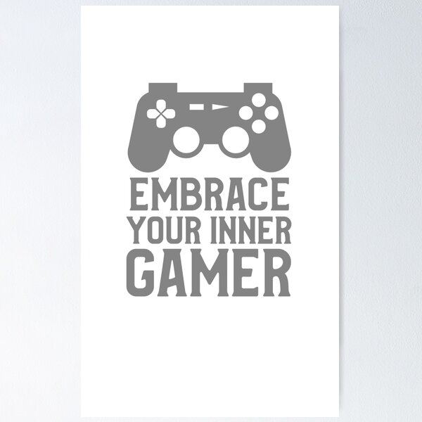 Item preview, Embrace your Inner gamer console controller designed and sold by Salkian.