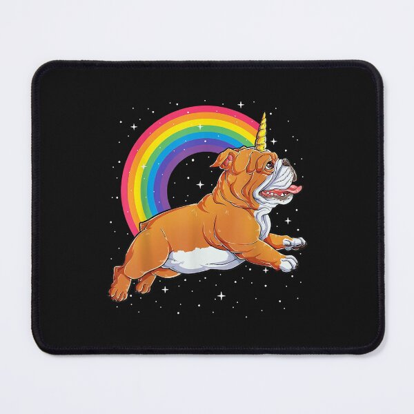 Item preview, English Bulldog Unicorn T shirt Girls Space Galaxy Rainbow designed and sold by Melle123234.