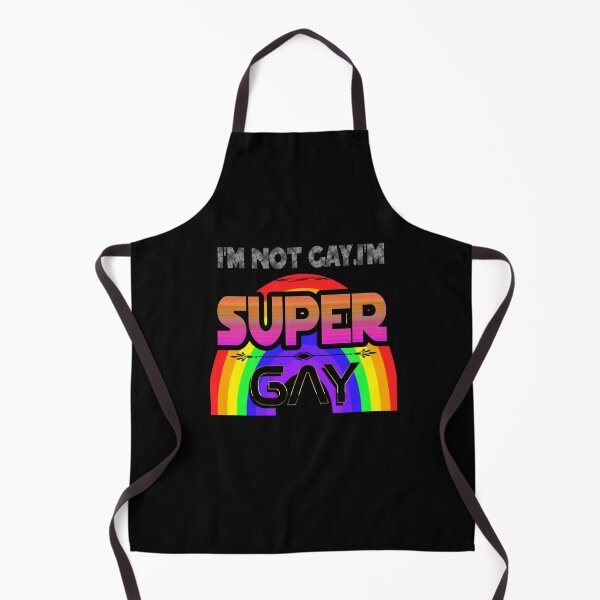 Item preview, I'M NOT GAY I'M SUPER GAY designed and sold by harounshirt.