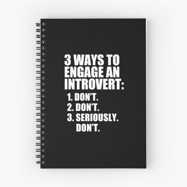 Item preview, funny introvert sarcastic offended saying 3 WAYS TO ENGAGE AN INTROVERT gift  Birthday Meme Girlfriend boyfriend designed and sold by joygift369.