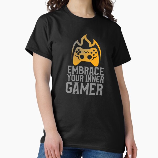 Item preview, Embrace your Inner gamer controller flame designed and sold by Salkian.