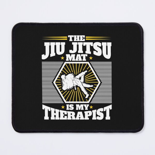 Item preview, BJJ The Jiu Jitsu Mat Is My Therapist designed and sold by jaygo.
