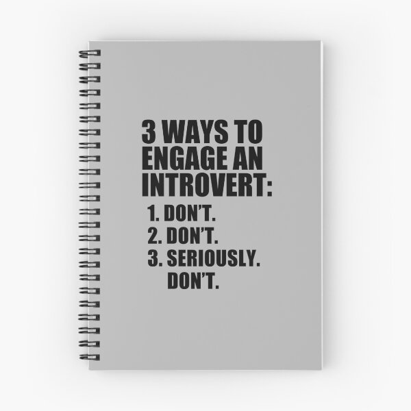 Item preview, funny introvert sarcastic offended saying 3 WAYS TO ENGAGE AN INTROVERT gift  Birthday Meme Girlfriend boyfriend designed and sold by joygift369.
