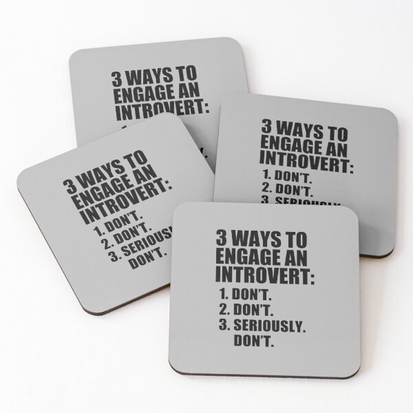 Item preview, funny introvert sarcastic offended saying 3 WAYS TO ENGAGE AN INTROVERT gift  Birthday Meme Girlfriend boyfriend designed and sold by joygift369.