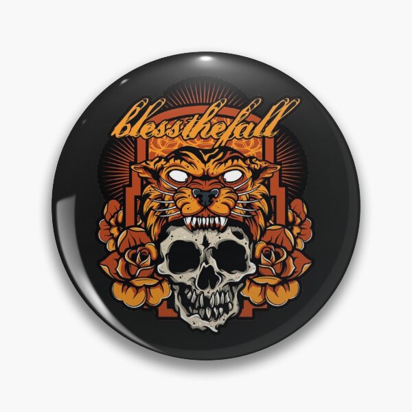 Item preview, tiger rose skull blood    designed and sold by PissyPrints2.