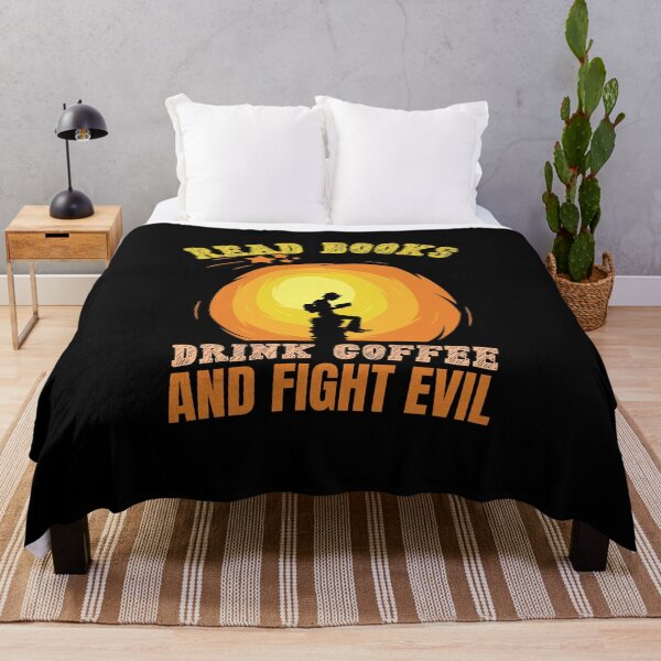 Item preview, Read books, drink coffee and fight evil! designed and sold by HROC.