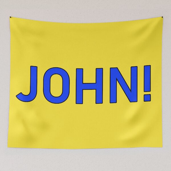 Item preview, John Name Blue Letters designed and sold by LastGenLad.