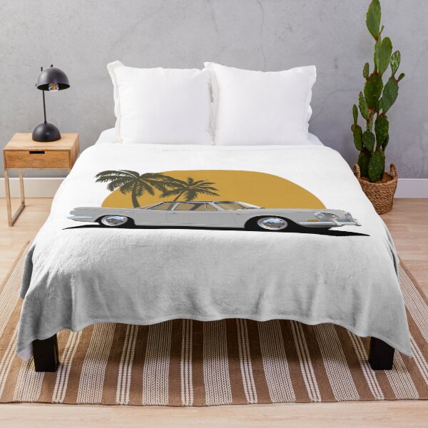 Item preview, Karmann Ghia Type 34 Razor with palm tree sunset background designed and sold by Hamilton illustrations.
