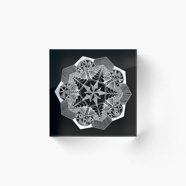 Item preview, Pentacle Snowflake designed and sold by MagicMama.