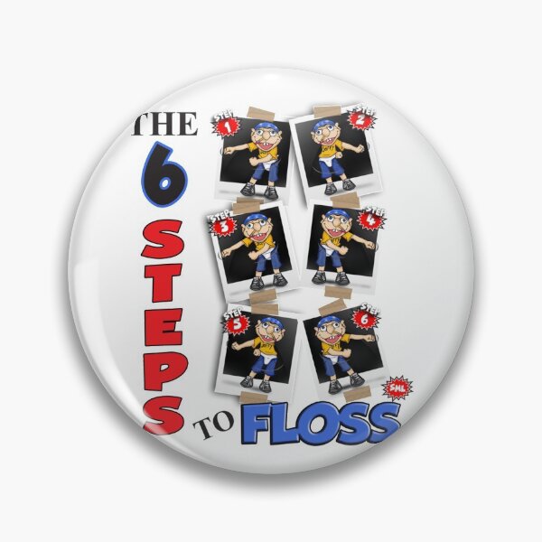 Item preview, Jeffy 6 Steps to Floss - SML   designed and sold by NorthWallDecor.