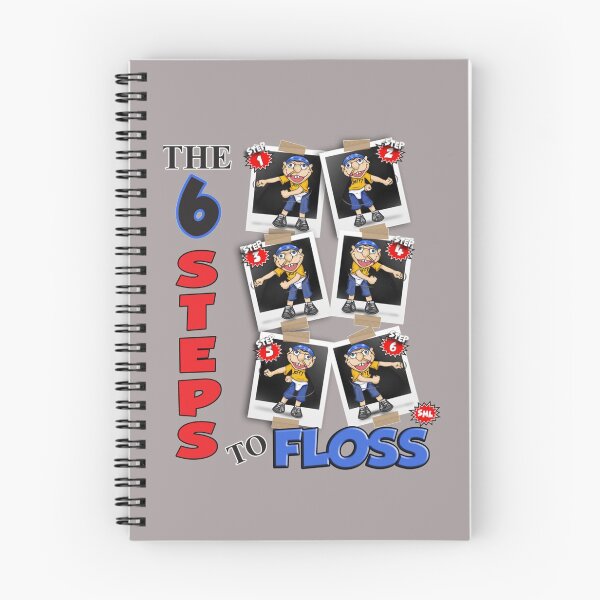 Item preview, Jeffy 6 Steps to Floss - SML   designed and sold by NorthWallDecor.
