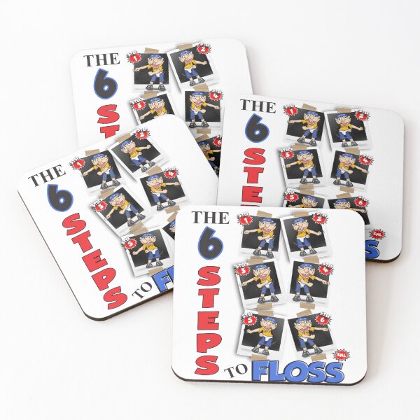 Item preview, Jeffy 6 Steps to Floss - SML   designed and sold by NorthWallDecor.