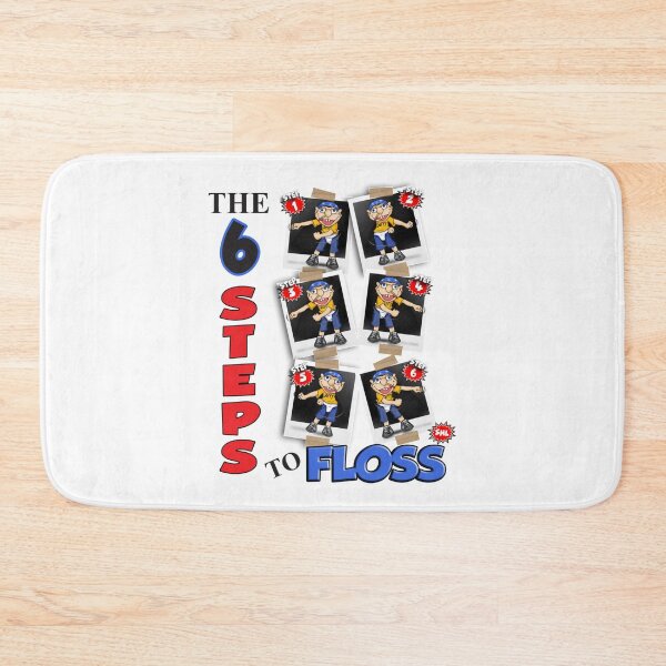 Item preview, Jeffy 6 Steps to Floss - SML   designed and sold by NorthWallDecor.