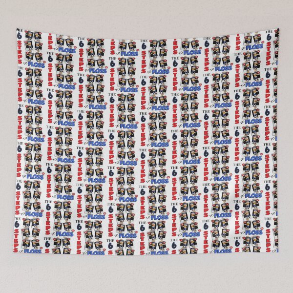 Item preview, Jeffy 6 Steps to Floss - SML   designed and sold by NorthWallDecor.