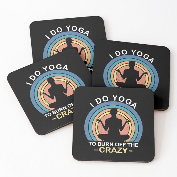 Item preview, Funny Yoga - I do yoga to burn off the crazy designed and sold by BuxomBabe21.