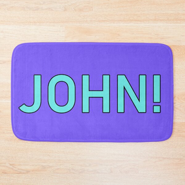 Item preview, John Name Light Blue Letters designed and sold by LastGenLad.