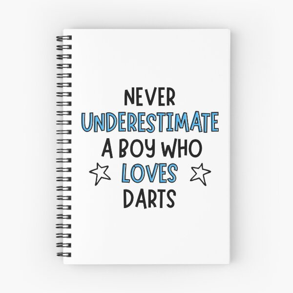 Item preview, Never underestimate a boy who loves darts  designed and sold by TheGreenGoat.