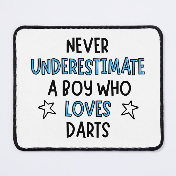 Item preview, Never underestimate a boy who loves darts designed and sold by TheGreenGoat.