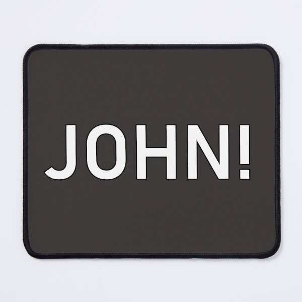 Item preview, John Name White Letters designed and sold by LastGenLad.