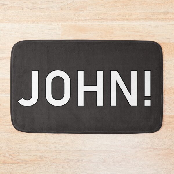 Item preview, John Name White Letters designed and sold by LastGenLad.