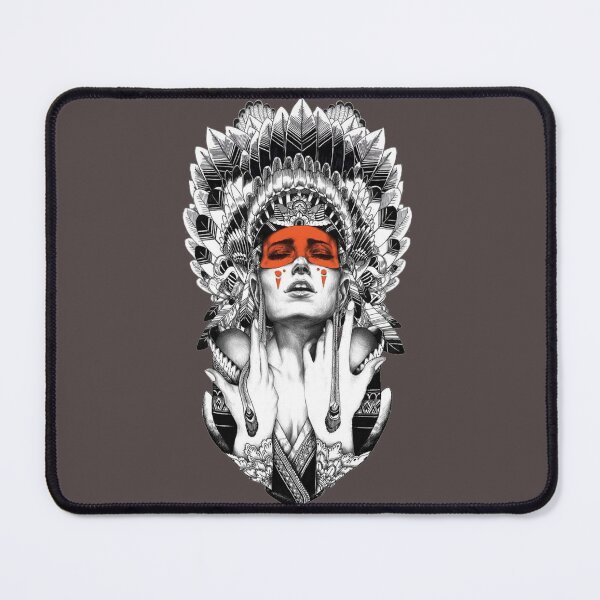 Item preview, Native American Woman designed and sold by BerryCats.