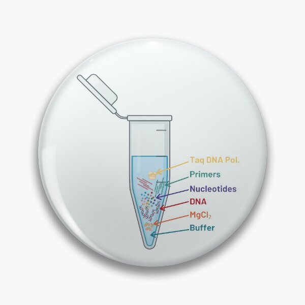 Item preview, The Perfect PCR Polymerase Chain Reaction Process Steps Chemicals Biology Science Pipette Tubes designed and sold by labstud.