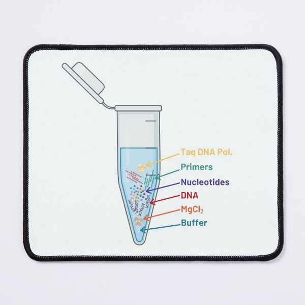 Item preview, The Perfect PCR Polymerase Chain Reaction Process Steps Chemicals Biology Science Pipette Tubes designed and sold by labstud.
