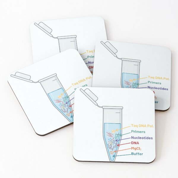 Item preview, The Perfect PCR Polymerase Chain Reaction Process Steps Chemicals Biology Science Pipette Tubes designed and sold by labstud.