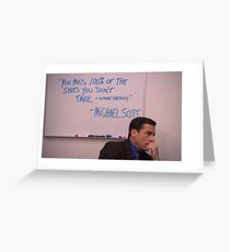 The Office Michael Scott Greeting Card