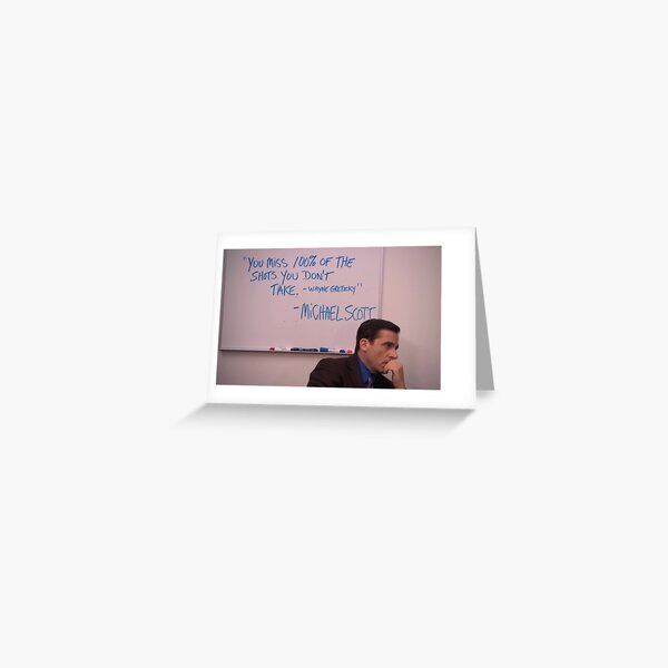 The Office Michael Scott Greeting Card