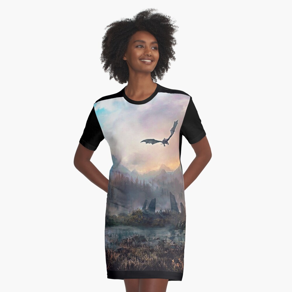 Item preview, Graphic T-Shirt Dress designed and sold by autrouvetout.