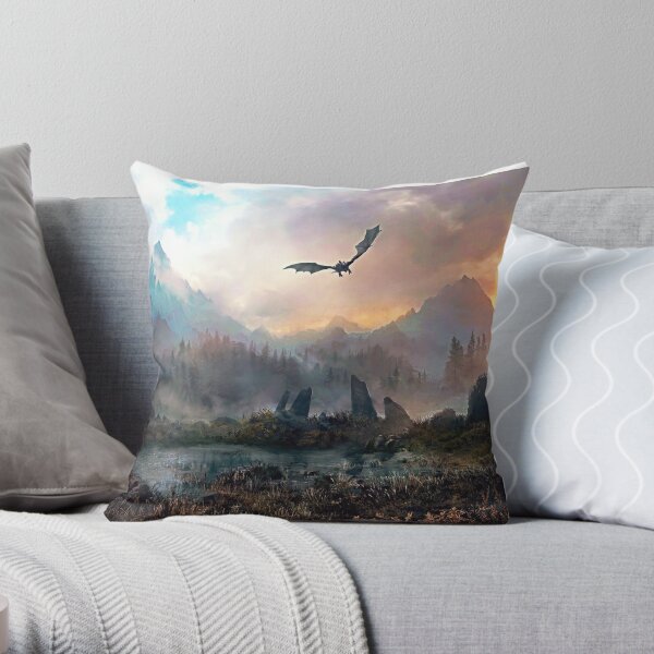 Mountain 2024 throw pillow