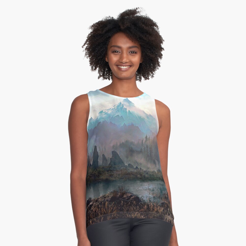 Item preview, Sleeveless Top designed and sold by autrouvetout.