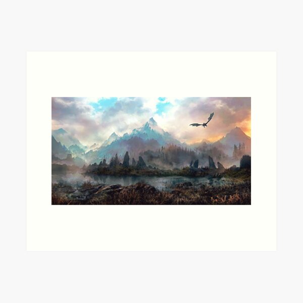Dragon Mountain Art Print