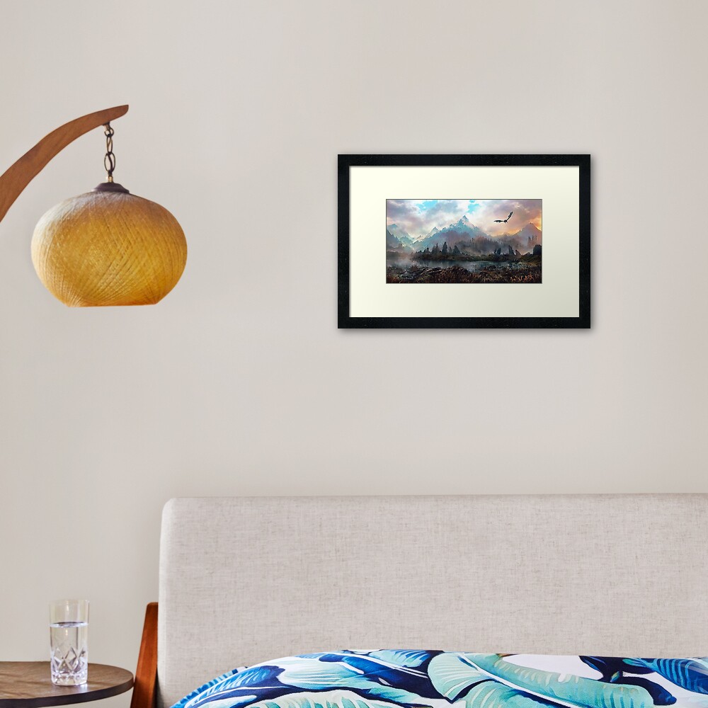 Dragon Mountain Framed Art Print